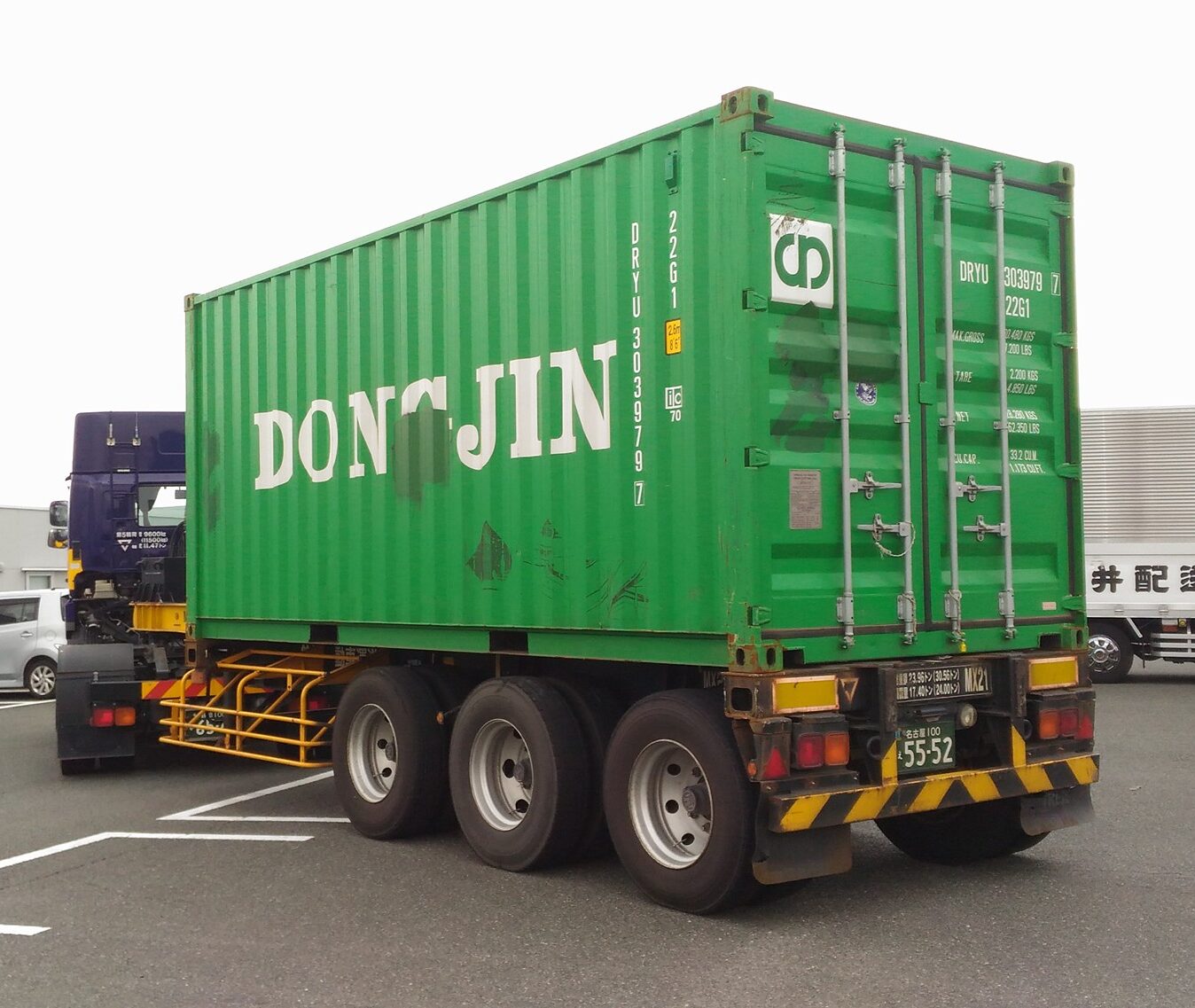 単管パイプ倉庫の様子